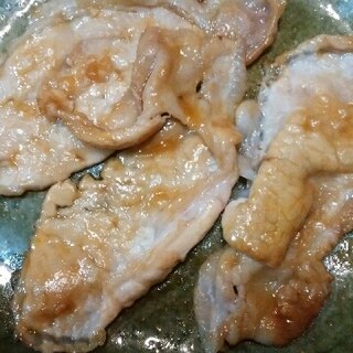 豚肉の醤油炒め